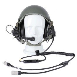 GECKO DH-132 Zestaw słuchawkowy do PRC i interkomu pojazdu