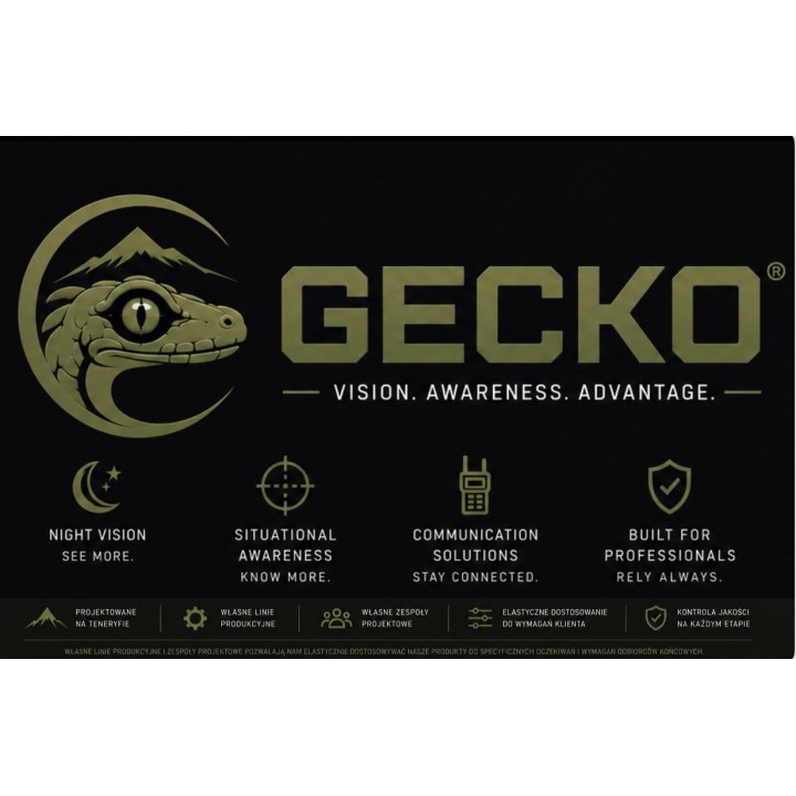 GECKO PVS-7 3X bílý fosfor F.O.M. 1300