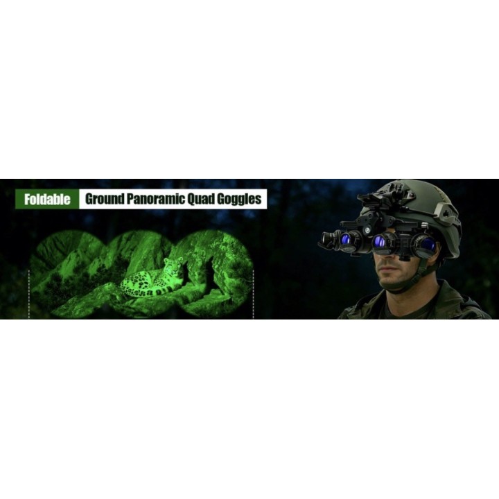 GPVG-18 Quad Night Vision Goggles White Phosphorus 2400+